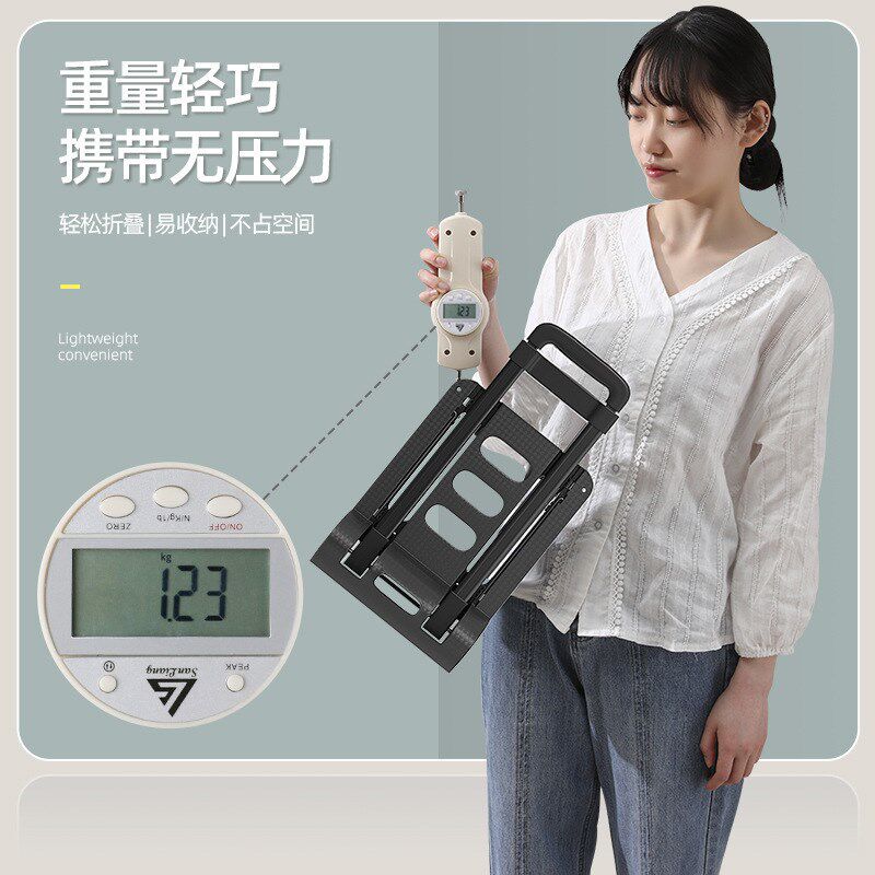 家用可折叠手拉车书包拉杆架搬货拖车购物买菜手推车多功能栏杆车