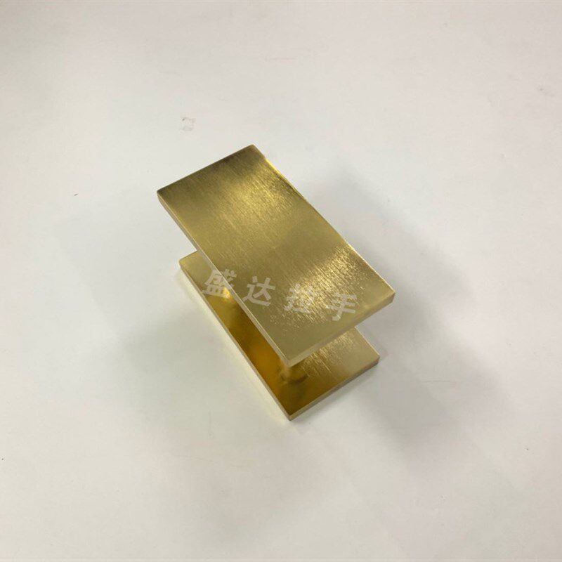 定制LOGO黑色木门把手方形门拉手推拉玻璃门手拉把铝合金门现代风