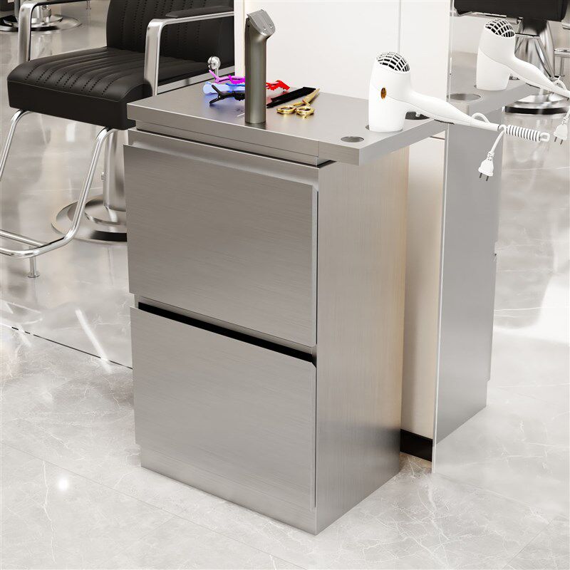 理发店不锈钢工具柜美容院发廊专用储物柜美发店发型师剪发小推车