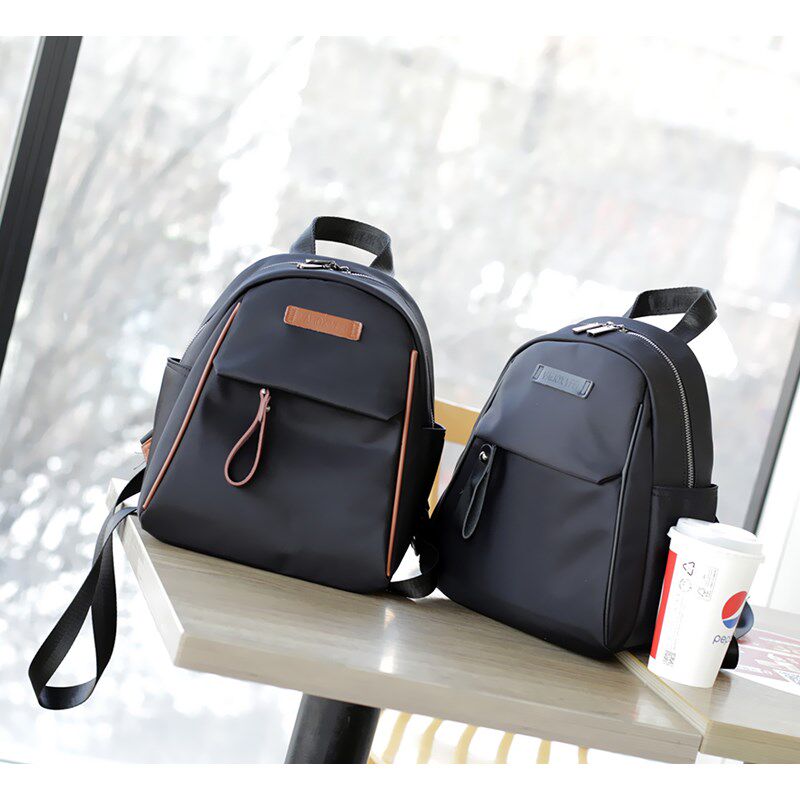 双肩包女2024新款时尚简约牛津布女士背包轻便大容量旅行小背包包