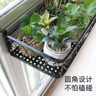 收纳免打孔挂钩尺寸 挂在厨房窗户上置物架神器铁艺篮壁式