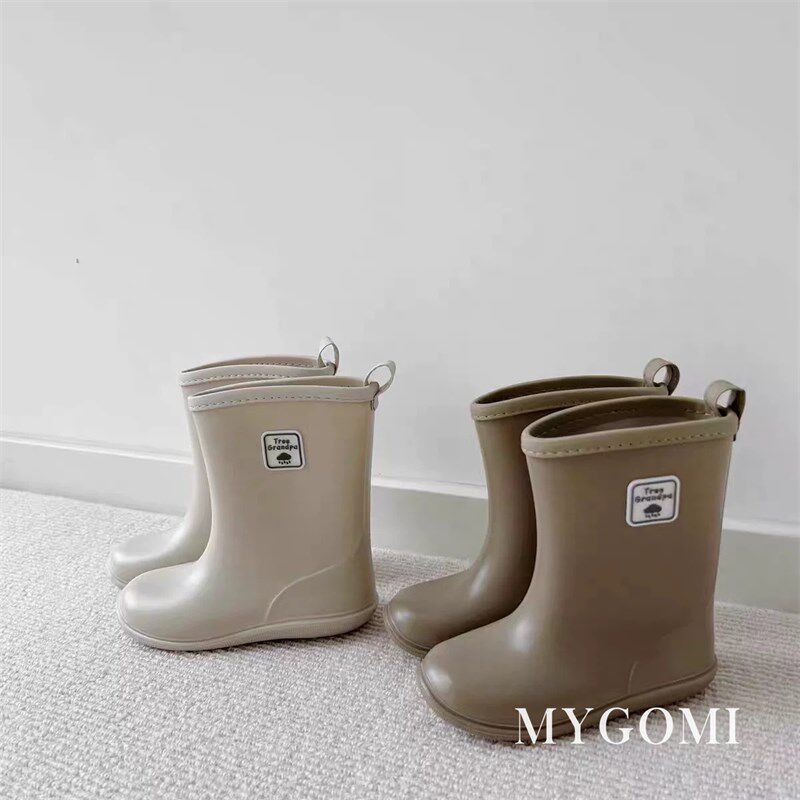 韩国ins宝宝雨鞋儿童轻便防滑雨靴男孩女孩上学专用防水鞋胶鞋