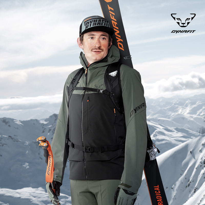 Dynafit男子软壳保暖夹克滑雪服无PFC防风防水透气DWR外套上衣