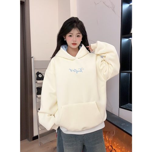 HandSeven常规宽松百搭刺绣卫衣