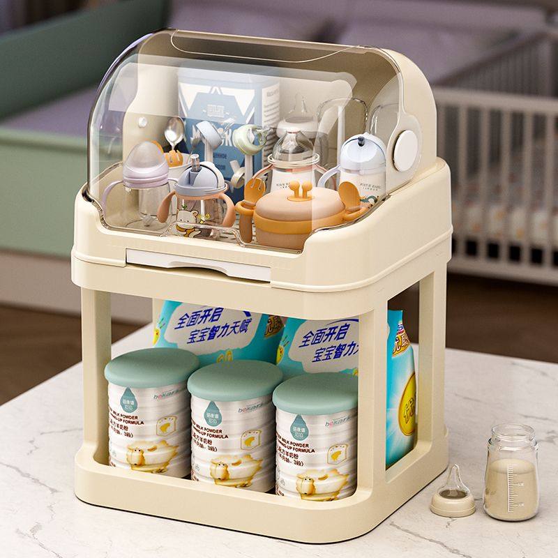 婴儿奶瓶收纳盒防尘置物架宝宝餐具收纳箱专用奶瓶沥水架婴儿用品,家庭/个人清洁工具,杯架,淘宝优惠券,粉丝福利购,淘宝优惠卷