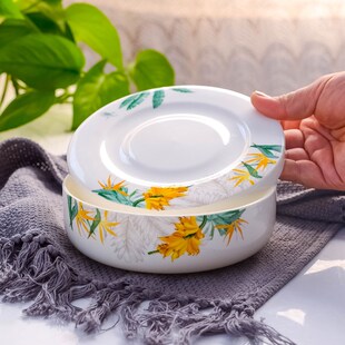 蒸蛋碗带盖碗盘子隔水炖碗陶瓷碗6英寸可微波炉骨瓷保鲜碗泡面碗