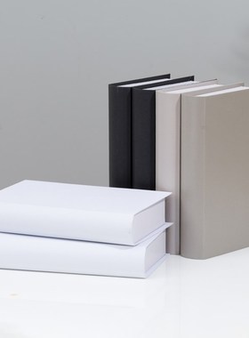 纯色圆弧假书仿真书摆件样板间酒店道具书模型办公区装饰书仿真书