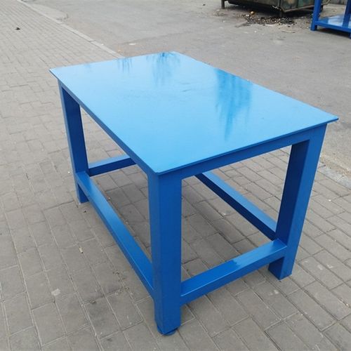 钳工操作台重型模具平台车间维修桌A3钢板工作台虎钳装配台飞模台