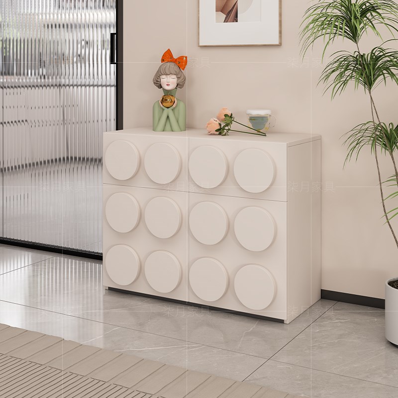 现代简约餐边柜小户型家用客厅靠墙一体式斗柜收纳储物可定制柜子