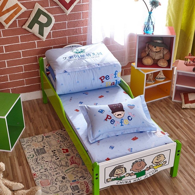 幼儿园床品三件套六件套儿童入园午睡准备床上用品四季通