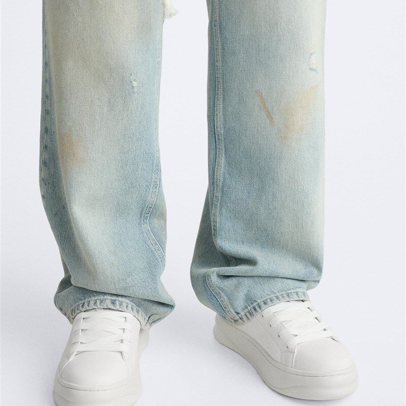 新品男鞋圆头平底系带白色厚底休闲运动时尚百搭增高小白鞋老爹鞋