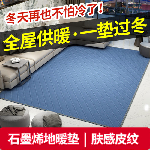 石墨烯地暖垫家用客厅电热地毯发热地垫取暖电热S垫加热地垫瑜伽