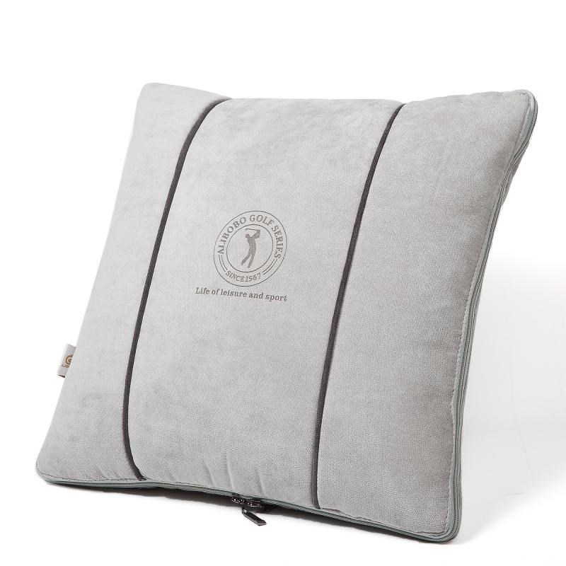 汽车抱枕被子两用靠垫车载车上后排午睡空调被多功能靠枕四季16m