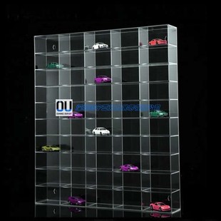 1:32车模型展示架亚克力透明儿童玩具车陈列架小汽车收纳柜储藏柜