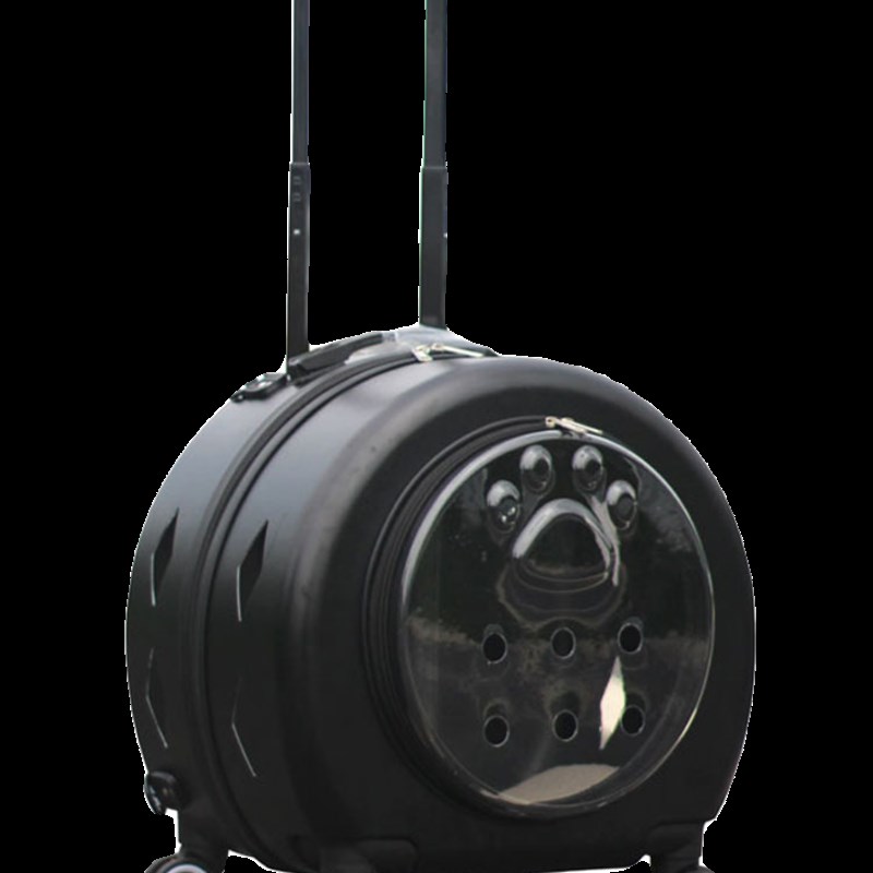 宠物拉杆箱透明猫包外出便携外出箱猫狗包推车双肩猫包宠物行李箱