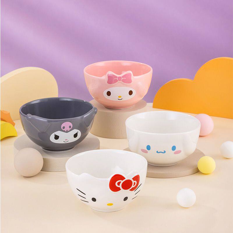 三丽鸥陶瓷碗儿童餐具可