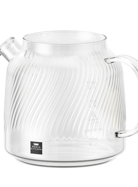 康宁1.6L养生壶花茶壶玻璃壶身配件盖茶漏炖盅WK-HCH1601-KDN/KZ