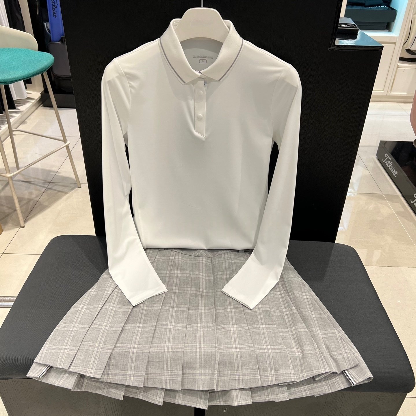 原单高尔夫服装女士速干POLO衫2025秋季新款百搭休闲golf运动上衣