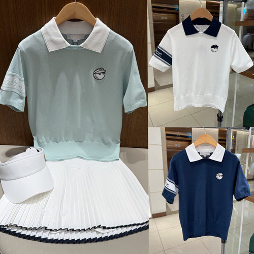 韩国高尔夫女装短袖T恤