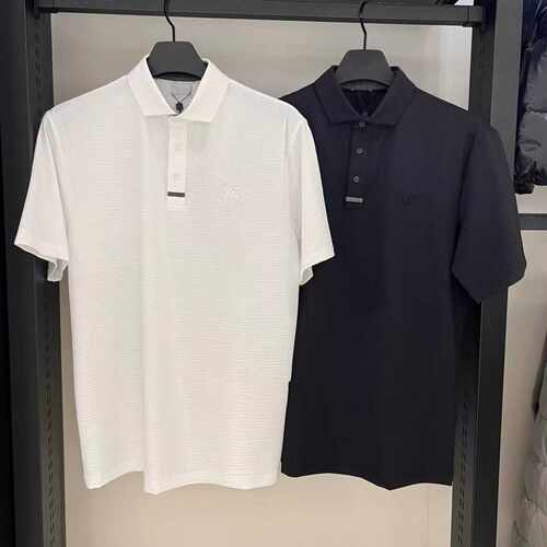 男士高尔夫短袖polo衫