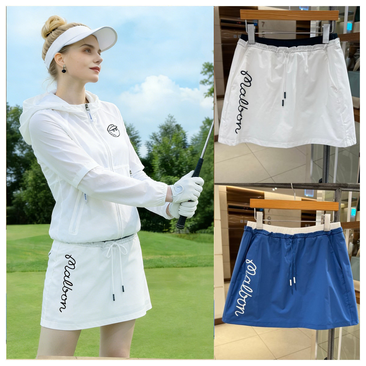 韩国高尔夫服装女士运动短裙26春夏新款golf球服松紧腰字标半身裙,运动/瑜伽/健身/球迷用品,高尔夫裙,淘宝优惠券,粉丝福利购,淘宝优惠卷