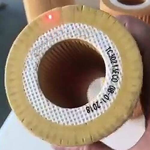 0W CO2激光打标机 水处理滤芯激光打标 过滤器编号商标logo激光