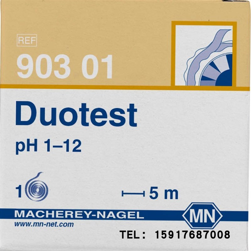 德国MN酸碱试纸DUOTEST双带酸碱pH试纸7.0-10.0refill,90315试纸