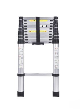 铝缩合金降伸梯子单面升AL101614梯家用折叠梯阁楼楼梯竹节梯加厚