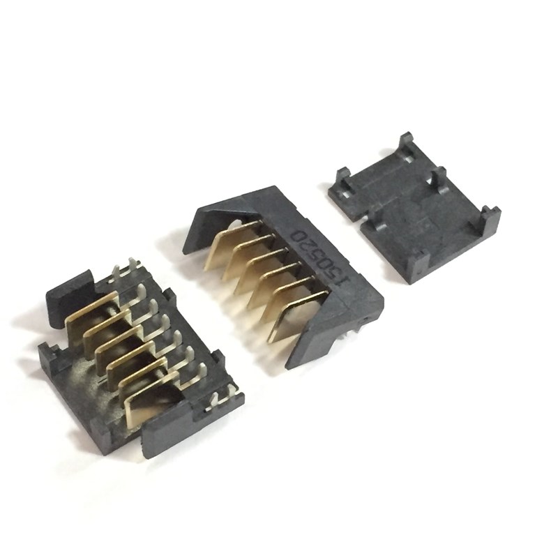 Singatron信音2BA3Y15-006411F 原装连接器6P  6脚插板电脑电池座