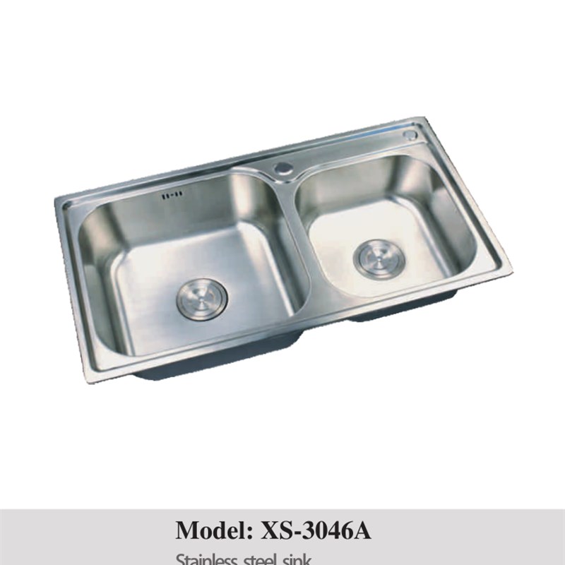 正品埃美柯304不锈钢加厚水槽洗菜盆洗衣盆洗衣槽XS-3046A专卖店