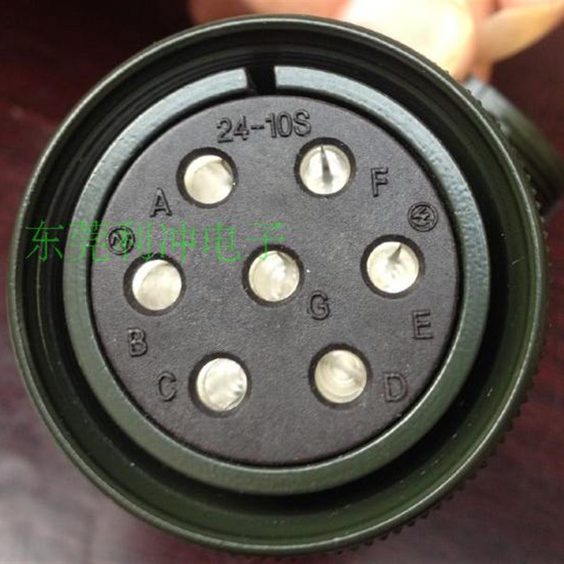 安川带刹车保持制动器电机连接器MS3106B24-10S MS3108B24-10S