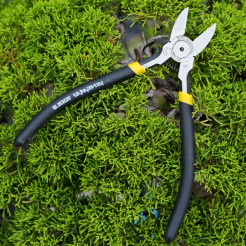 盆景工具尖头水口钳修花铝线园艺断丝钳剪刀铝丝钳修枝剪专用修剪