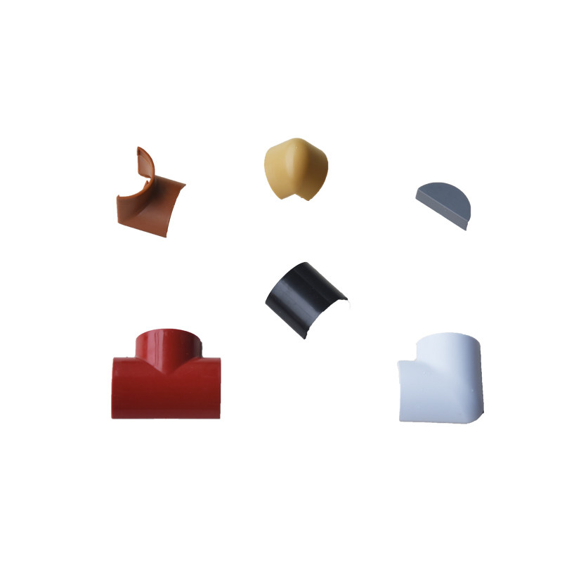 pvc明装线槽半圆地线槽3号配件地面弧形防踩明线自粘电线走线槽