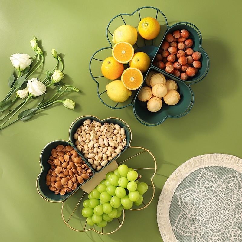 轻奢水果篮铁艺洗菜盆沥水篮果盘洗菜篮面包篮滤水篮菜篮子置物架