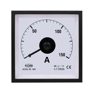 96方形指针电表BE 240广角度显示 96W 交流电流表 AC150