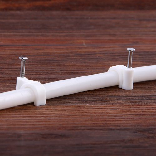 纯水机净水器2分3分软管PE管固定管线钉管夹固定扣 固定座 管卡子