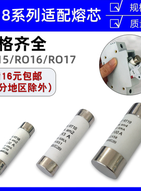 RO15陶瓷保险丝熔断器熔芯R015 RT14-20 RT18-32芯子10*38保险管