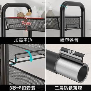 卫TVC置生移间物浴室落地多层可动收纳架家用小推车卧架室内家用