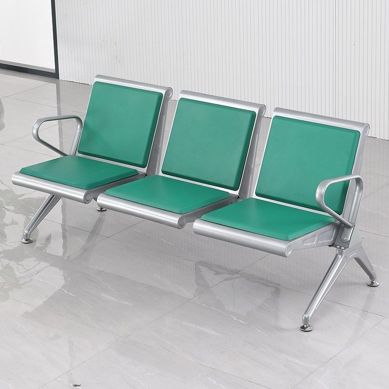现代连排椅机场椅公共座椅银行医院等候椅输液椅休闲椅排椅三人位
