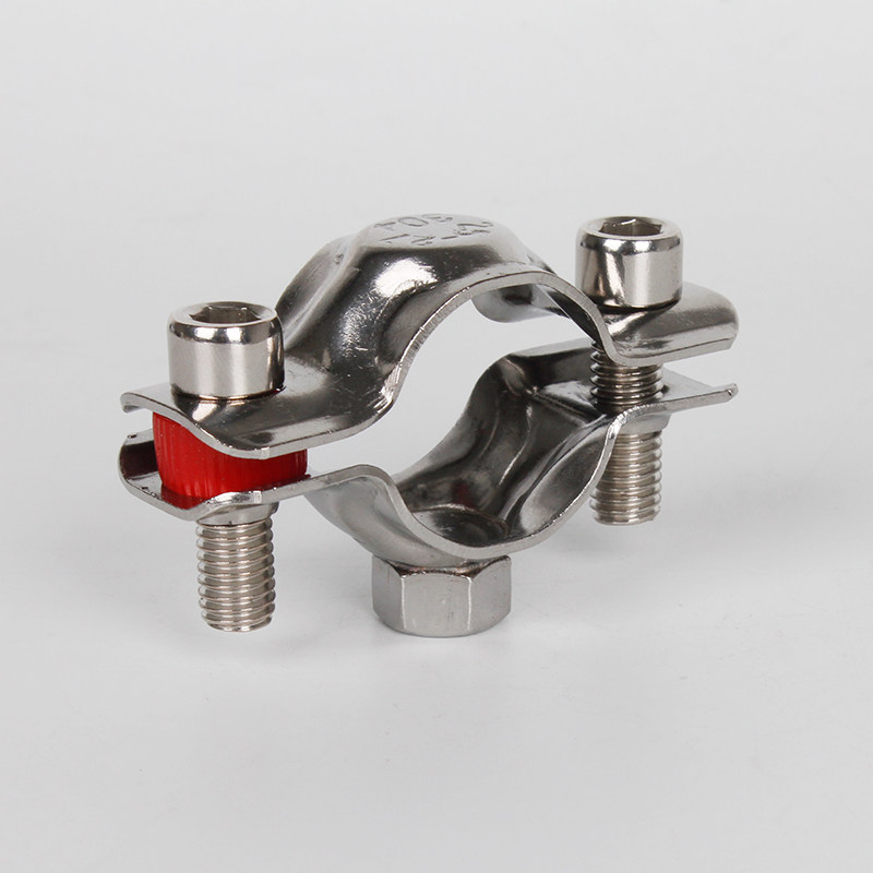 304不锈钢固定管支架卡扣钢管夹管道抱箍管夹水管卡子PVC管卡管箍