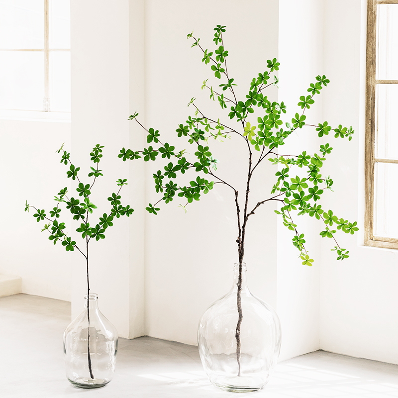 收获小屋北欧仿真绿植吊钟枝客厅造景摆件马醉木树枝落地盆栽摆设