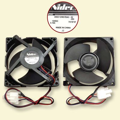 适用美的冰箱风扇U92C12MS7BA3-52 NIDEC风扇 9CM 冷冻风扇