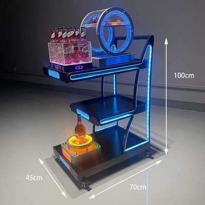 酒吧光AL100522水车kt发v夜场三水果酒水移动led洋层酒酒送餐小推