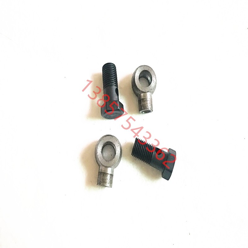 液压油管接头焊接圆球铰接头铁管插管金属万向接头穿空心螺丝汽车