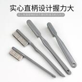 文钢牙刷家用油小烟机灶台清洁刷除锈打磨抛玩光核丝桃清理钢RJV