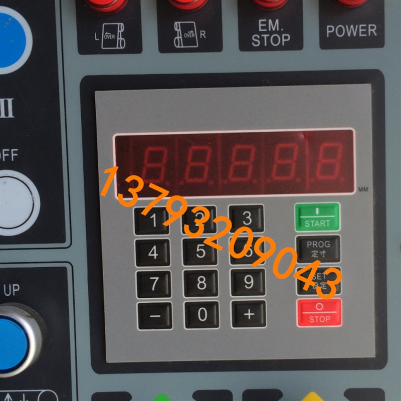 青岛爱科砂光机配件升降高度数显金属去毛刺机尺寸控制器TK-5000C