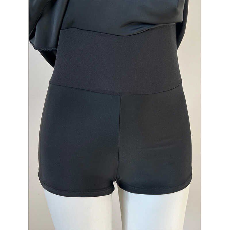 黑色连体泳衣女大码微胖女孩显瘦遮肚子高级感保守温泉度假泳装