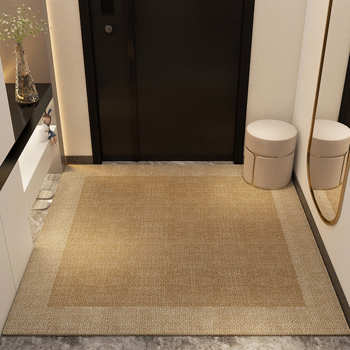 纯色入户门地垫防滑客厅进门地毯家用门垫可擦免洗玄关脚垫可裁剪