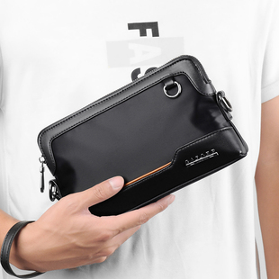 男士手拿包牛津布多用手包休闲斜挎小包运动小挎包帆布时尚小背包