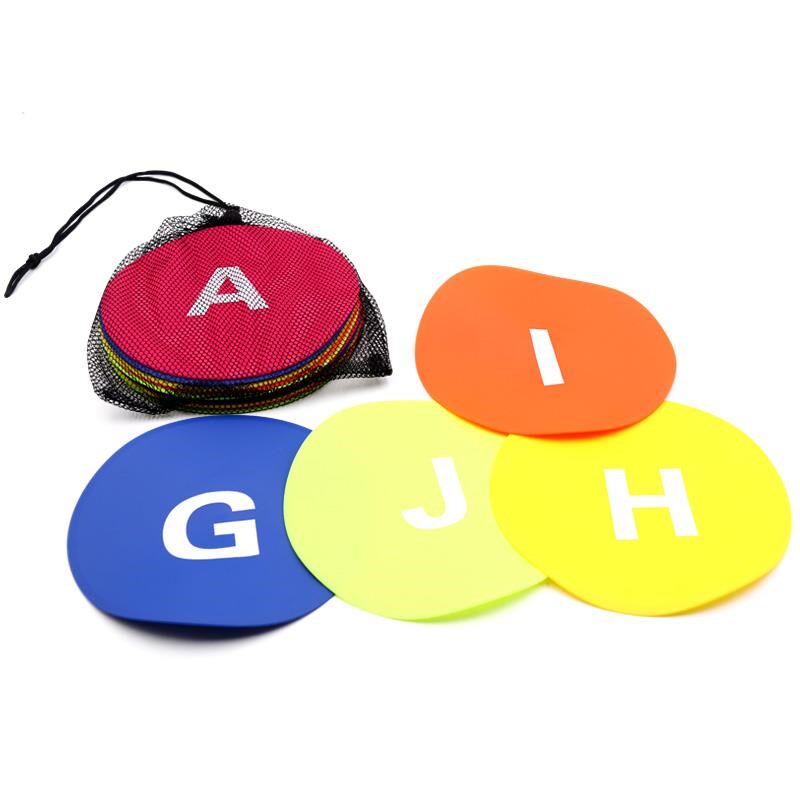 数字标志碟字母标志碟标志盘足球训练器材标志桶障碍物跆拳道器材